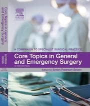 Tapa de Core Topics in General and Emergency Surgery