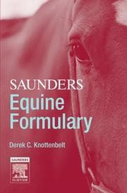 Tapa de Saunders Equine Formulary