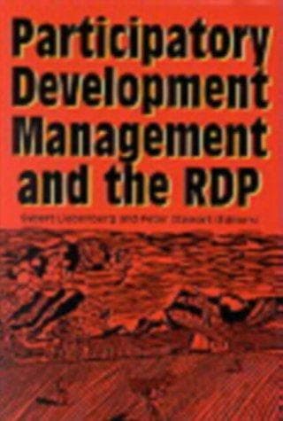 Tapa de Participatory development management and the RDP