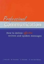 Tapa de Professional Communication