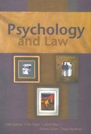 Tapa de Psychology and Law