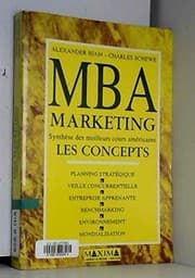 Tapa de MBA marketing les concepts