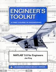 Tapa de MATLAB 5.0 for Engineers