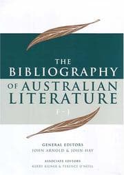 Tapa de The Bibliography of Australian Literature