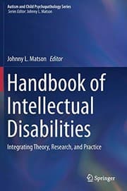 Tapa de Handbook of Intellectual Disabilities