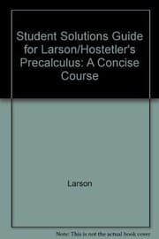 Tapa de Study and Solutions Guide for Precalculus