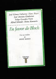 Tapa de En favor de Bloch