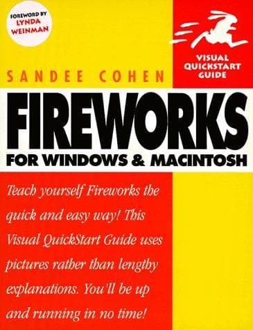 Tapa de Fireworks for Windows and Macintosh