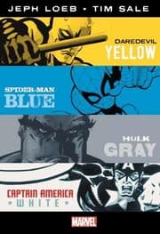 Tapa de Jeph Loeb and Tim Sale - Yellow, Blue, Gray and White Omnibus
