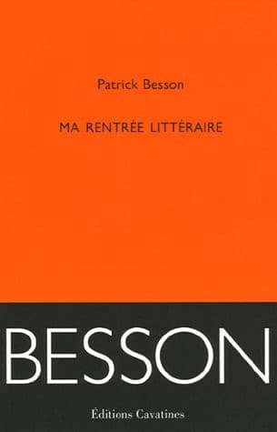 Tapa de Ma rentrée littéraire