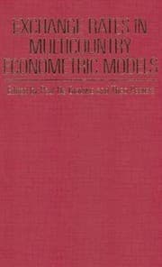 Tapa de Exchange rates in multicountry econometric models