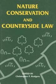 Tapa de Nature conservation and countryside law