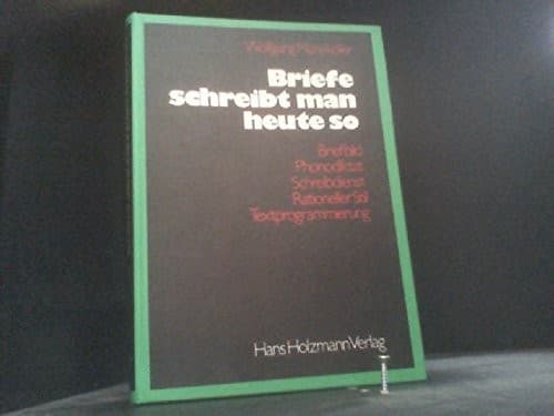 Tapa de Briefe schreibt man heute so