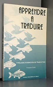 Tapa de Apprendre a traduire
