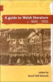 Tapa de A guide to Welsh literature