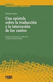 Tapa de Una epístola sobre la traducción y la intercesión de los santos