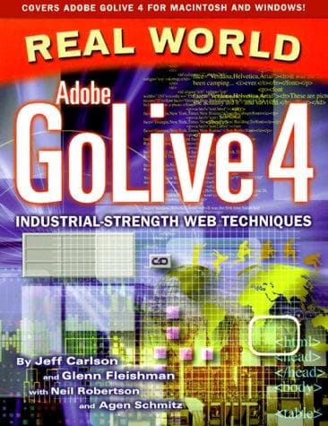 Tapa de Real World Adobe GoLive 4