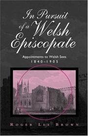 Tapa de In pursuit of a Welsh episcopate