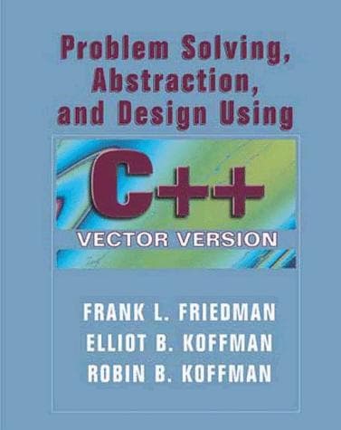 Tapa de Problem Solving Abstracting Design Using C++ (AP Version)