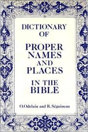Tapa de Dictionary of proper names and places in the Bible