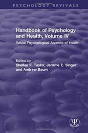 Tapa de Handbook of Psychology and Health, Volume IV