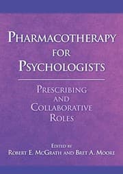 Tapa de Pharmacotherapy for psychologists