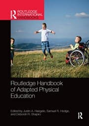 Tapa de Routledge Handbook of Adapted Physical Education