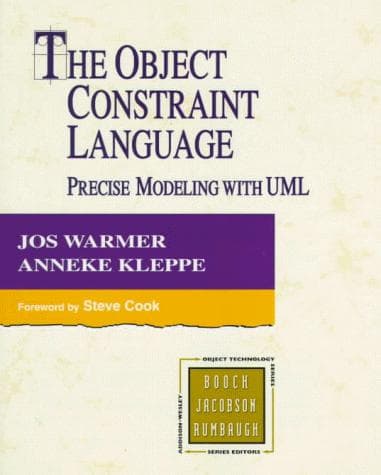 Tapa de The Object Constraint Language