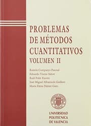 Tapa de PROBLEMAS DE MÉTODOS CUANTITATIVOS. VOLUMEN II