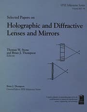 Tapa de Selected papers on holographic and diffractive lenses and mirrors