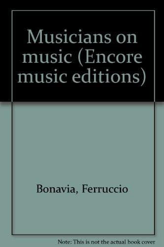 Tapa de Musicians on music