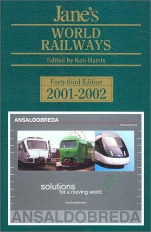 Tapa de Jane's World Railways 2001-2002 (Jane's World Railways)