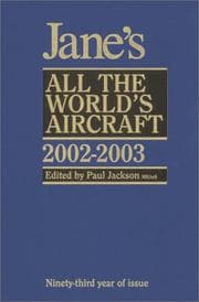 Tapa de Jane's All Worlds Aircraft, 2002-2003 (Jane's All the World's Aircraft)