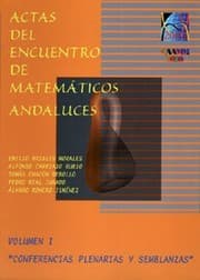Tapa de Actas del Encuentro de matemáticos andaluces : Vólumen I