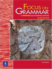 Tapa de Focus on Grammar, Second Edition (Student Book, Advanced Level)