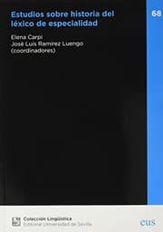 Tapa de Estudios sobre historia del léxico de especialidad