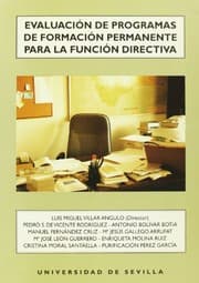 Tapa de EVALUACION PROGRAMAS FORM.PERMANENTE FUN
