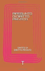 Tapa de Riassunto Di Diritto Privato