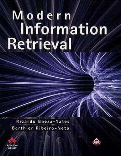 Tapa de Modern information retrieval