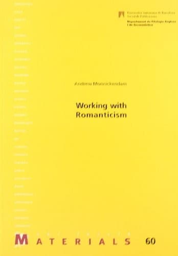 Tapa de Working with Romanticism