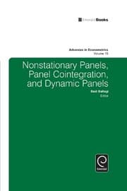 Tapa de Nonstationary panels, panel cointegration, and dynamic panels
