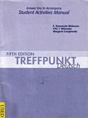 Tapa de Answer Key for Treffpunkt Deutsch