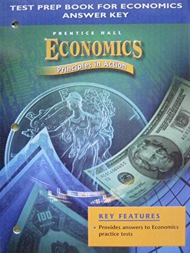 Tapa de Test Prep Book for Economics Answer Key