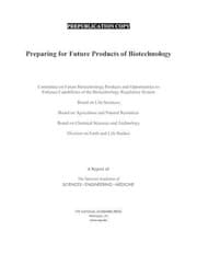 Tapa de Preparing for Future Products of Biotechnology