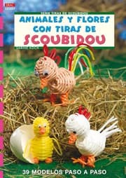 Tapa de Serie Scoubidou nº 7. ANIMALES Y FLORES CON TIRAS DE SCOUBIDOU