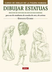Tapa de Dibujar estatuas. Bocetos de estudio de esculturas famosas