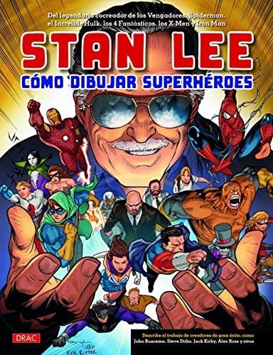 Tapa de Stan Lee. Cómo dibujar superhéroes