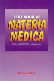 Tapa de Text Book of Materiamedica