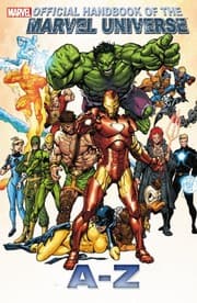 Tapa de The official handbook of the Marvel universe A to Z.