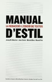 Tapa de Manual d'estil